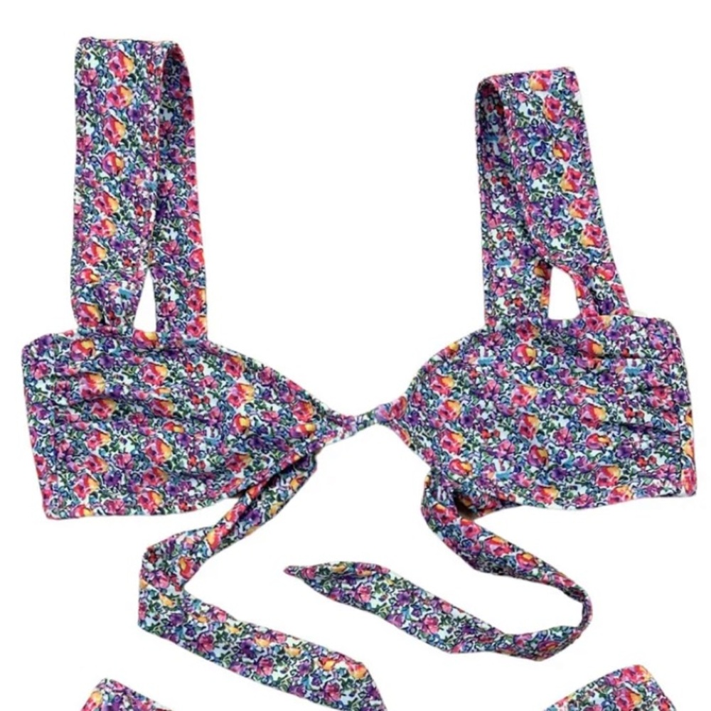 Strawberry Milk Mob Primrose Bikini Top NWT